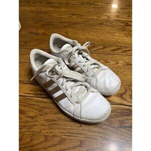 Adidas Neo CF Advantage Women's Tennis Shoes Size 4 White Rose Gold